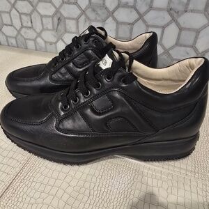 Hogan Leather Lace Shoes Made In Italy